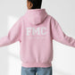 'Live The Music' Pale Pink Oversize Hoodie