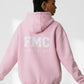 'Live The Music' Pale Pink Oversize Hoodie