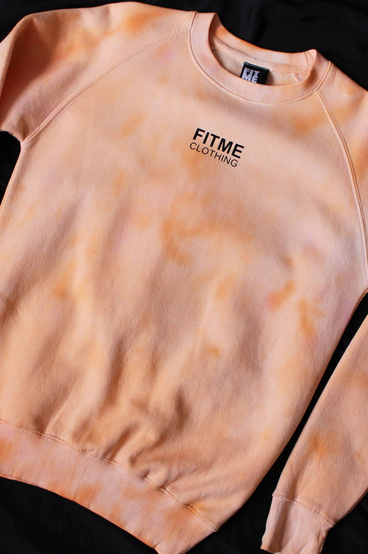 Orange Tie Dye Inspired Sweater - FitMe Clothing
