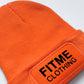 Orange Logo Patch Beanie