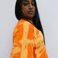 'FLARE' Orange Unisex Sweater - FitMe Clothing