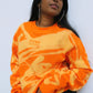 'FLARE' Orange Unisex Sweater - FitMe Clothing