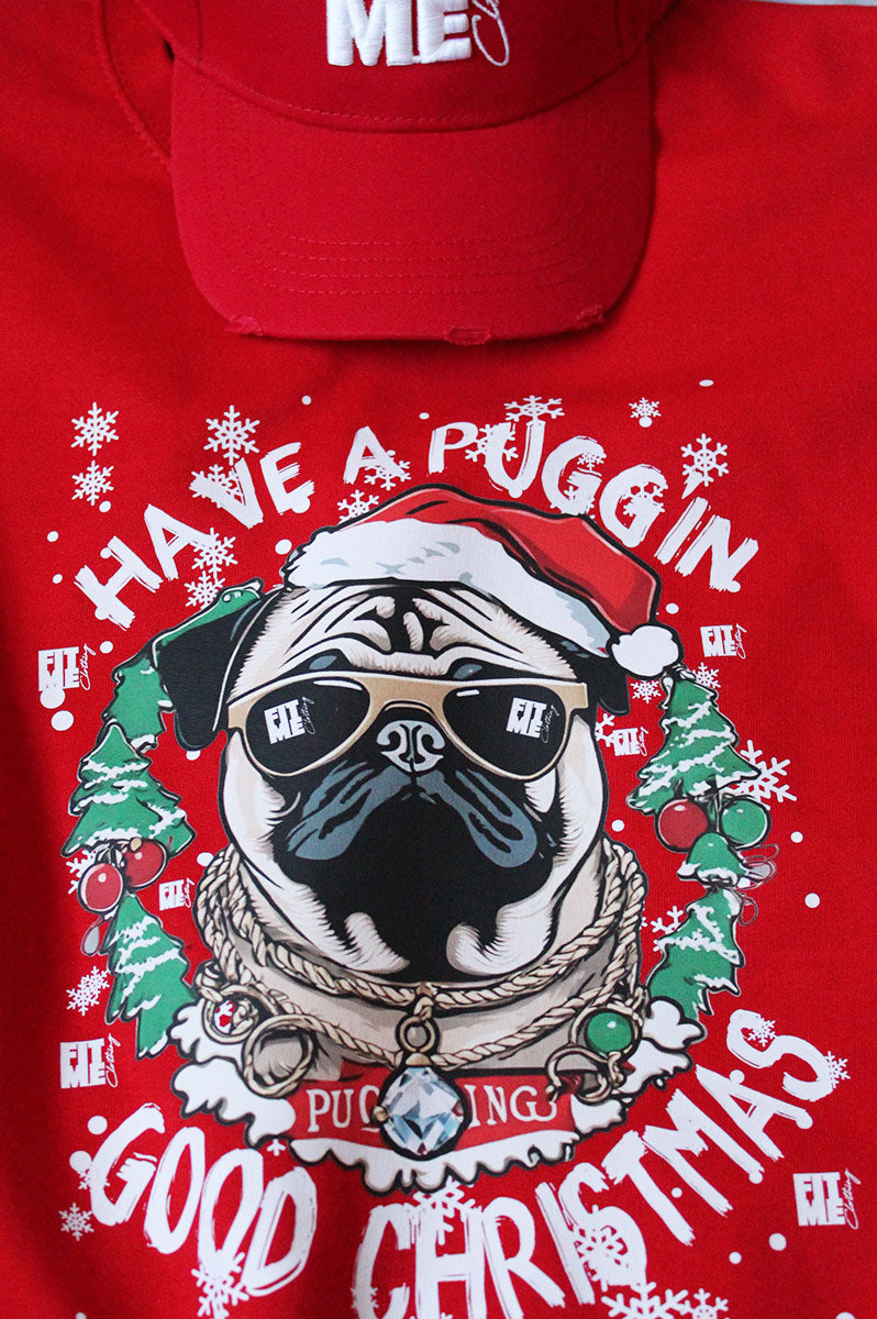 'Pugg'in Good Christmas Sweater - FitMe Clothing