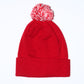 FitMe Pom Beanie – Limited Winter Drop (Red)
