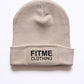 Sand Logo Patch Beanie