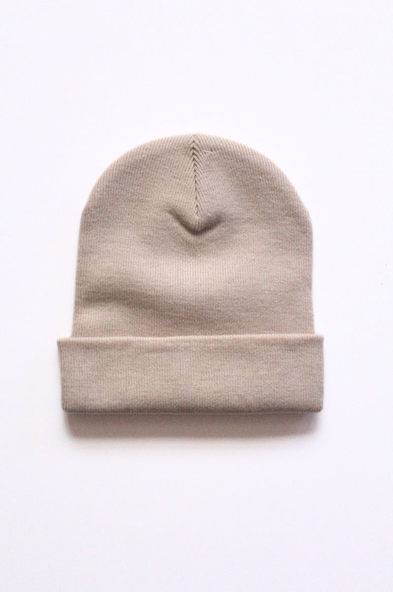 Sand Logo Patch Beanie