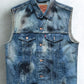 Upcycled Levi's x FitMe Sleeveless Denim Jacket - Love Yourself Loudly