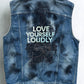 Upcycled Levi's x FitMe Sleeveless Denim Jacket - Love Yourself Loudly