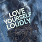 Upcycled Levi's x FitMe Sleeveless Denim Jacket - Love Yourself Loudly