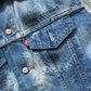 Upcycled Levi's x FitMe Sleeveless Denim Jacket - Love Yourself Loudly
