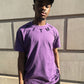 Logo Collar Inspired Purple T Shirt - FitMe Clothing