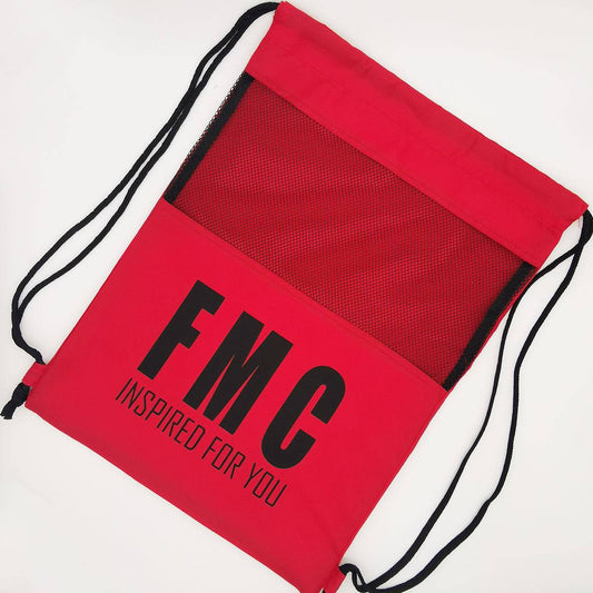 Red FMC Mesh Gymsac - FitMe Clothing