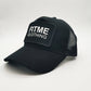Black Snapback Patch Trucker Cap - FitMe Clothing