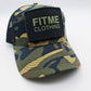 Camo Snapback Patch Trucker Cap - FitMe Clothing