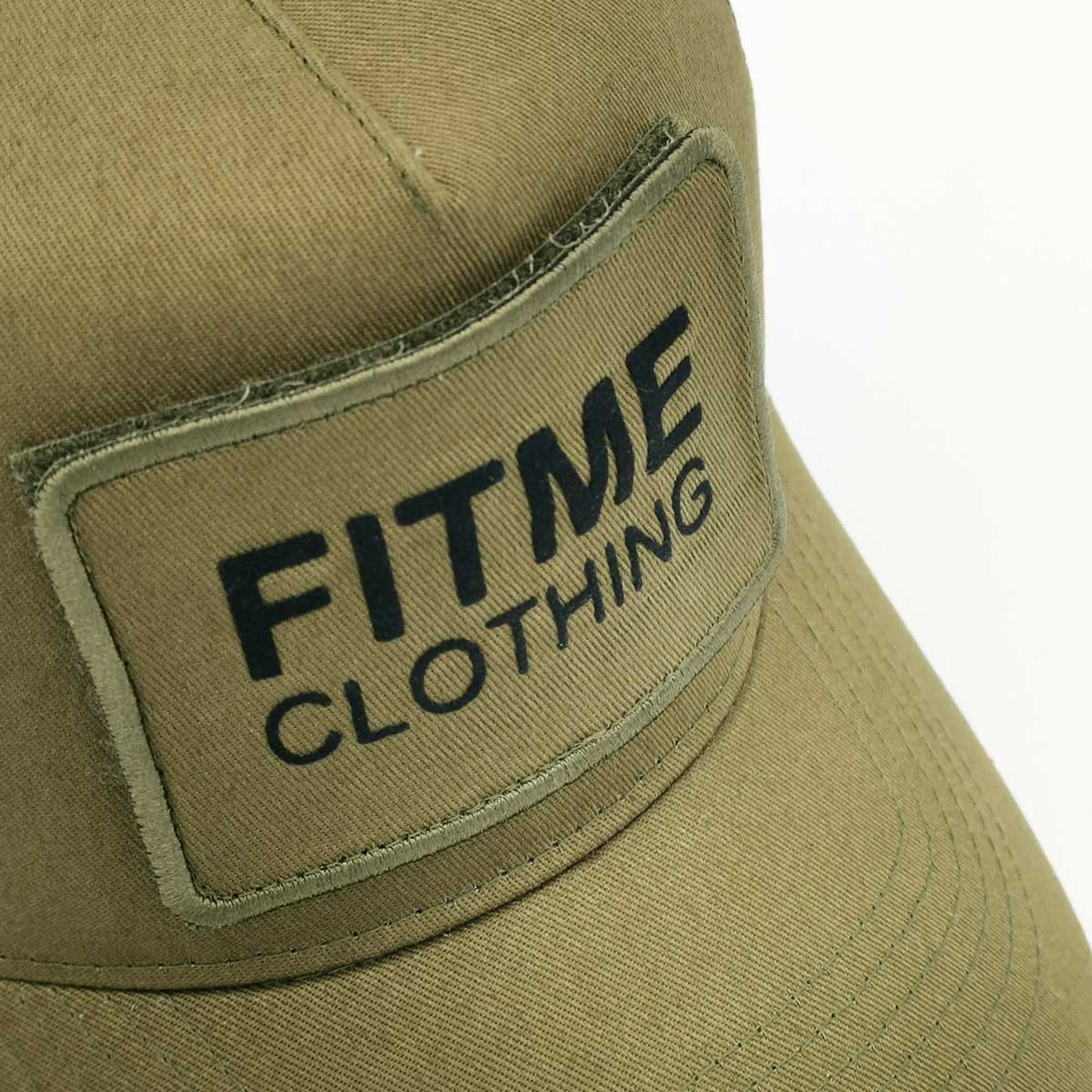 Military Green Snapback Patch Trucker Cap - FitMe Clothing