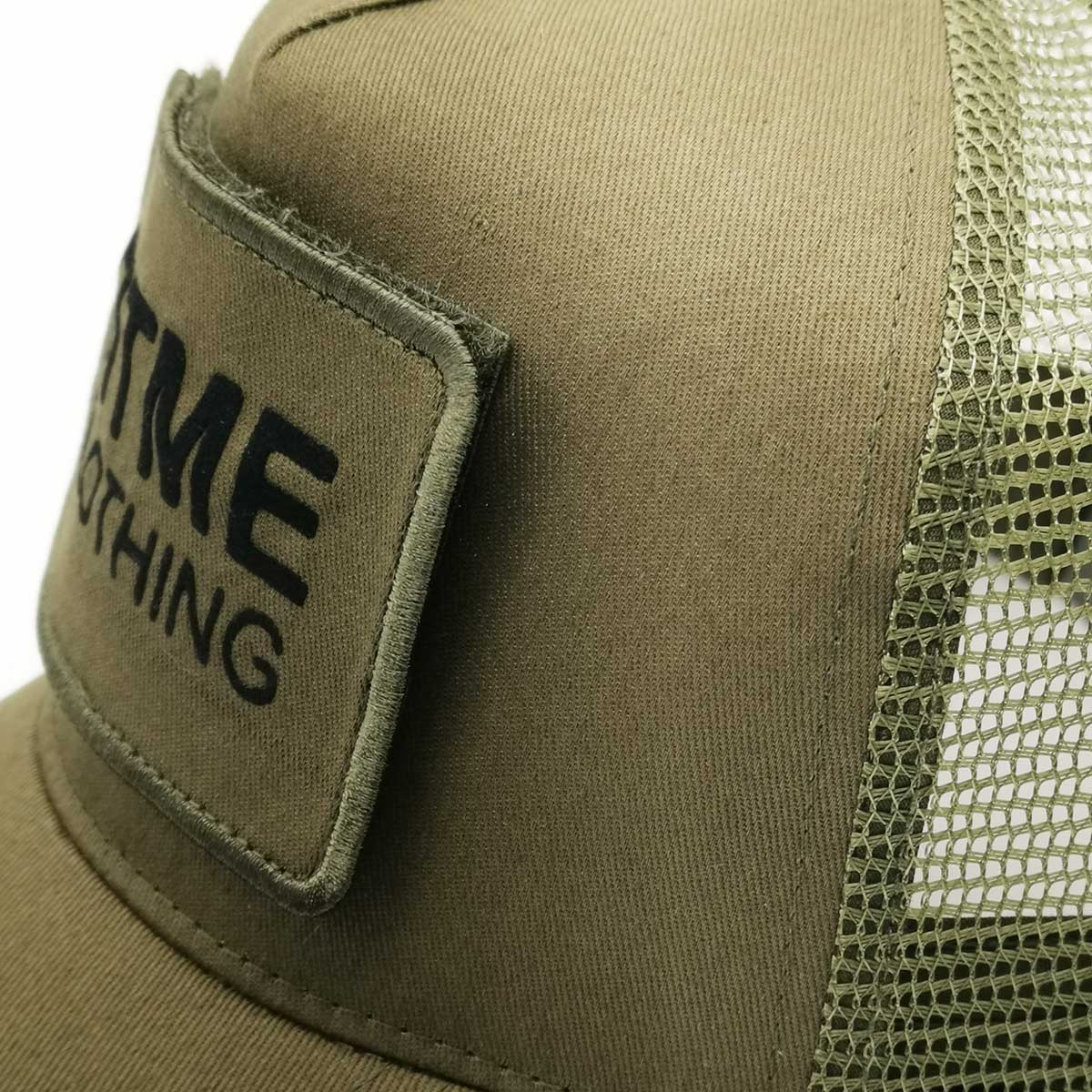 Military Green Snapback Patch Trucker Cap - FitMe Clothing