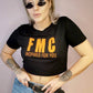 FMC Black Basic Crop T-Shirt - FitMe Clothing