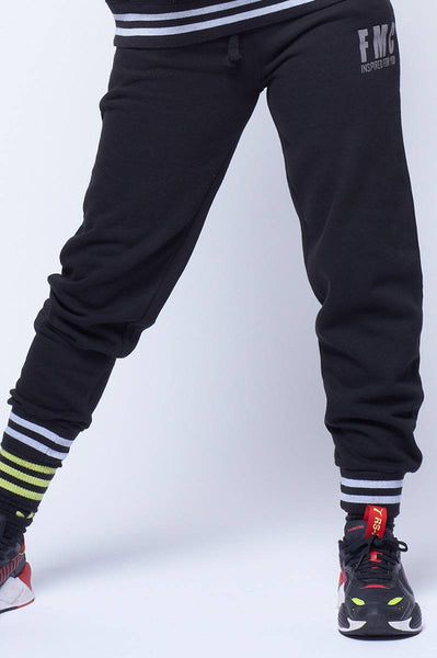 FMC Grey Stripe Cuff Joggers