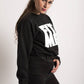 Unisex Logo Black Sweater - FitMe Clothing