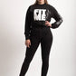 Unisex Logo Black Sweater - FitMe Clothing