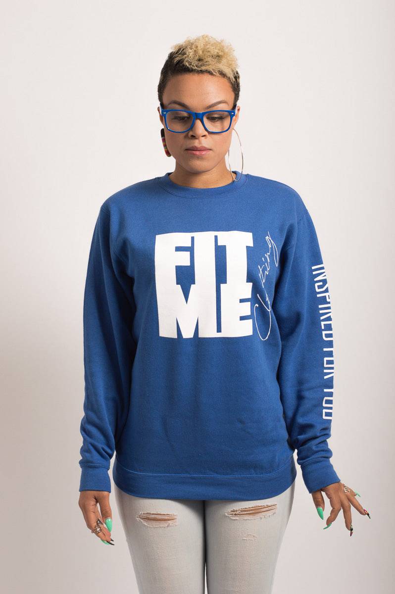 Unisex Logo Blue Sweater - FitMe Clothing