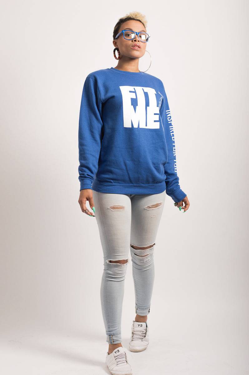 Unisex Logo Blue Sweater - FitMe Clothing