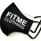 Black Cotton Logo Face Covering - FitMe Clothing