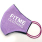 Lilac Cotton Logo Face Covering - FitMe Clothing