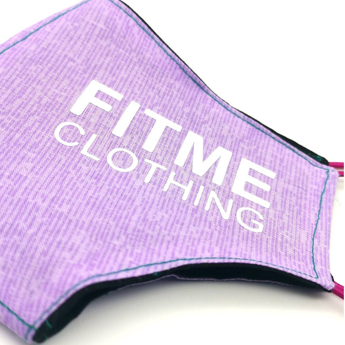 Lilac Cotton Logo Face Covering - FitMe Clothing