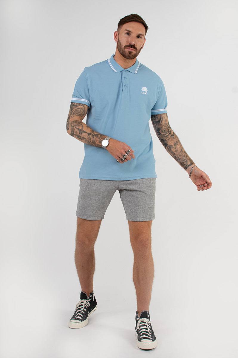 Sky Blue Polo Shirt - FitMe Clothing