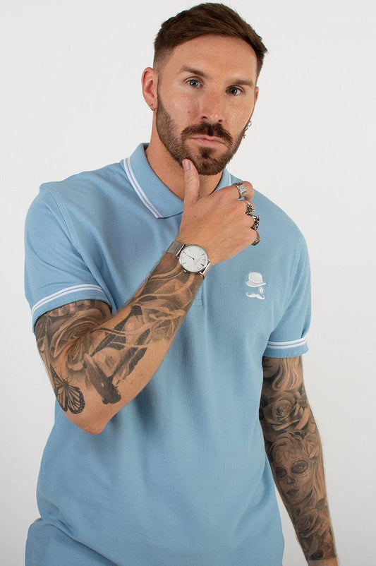 Sky Blue Polo Shirt - FitMe Clothing