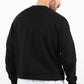 Black Embroidery FitMe Clothing Inspired Sweater - FitMe Clothing