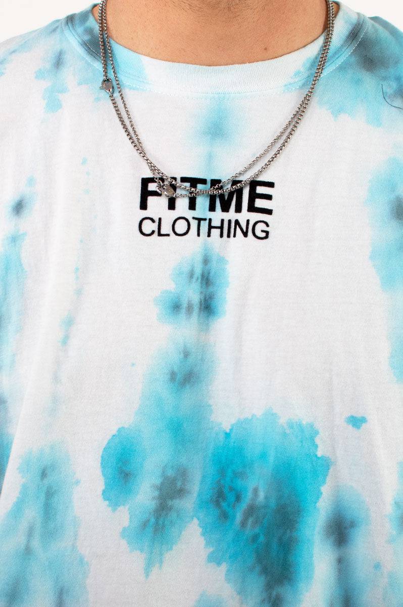 Turquoise Tie Dye T-Shirt - FitMe Clothing