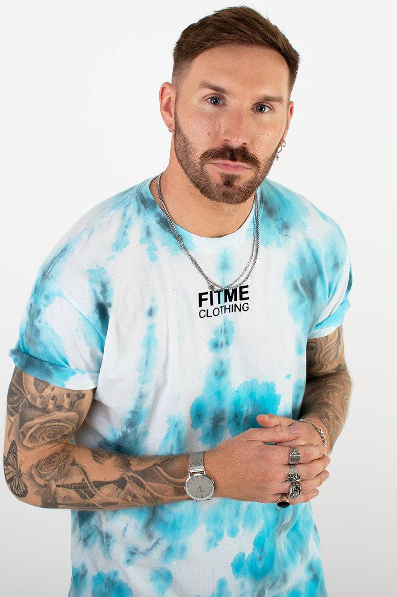 Turquoise Tie Dye T-Shirt - FitMe Clothing