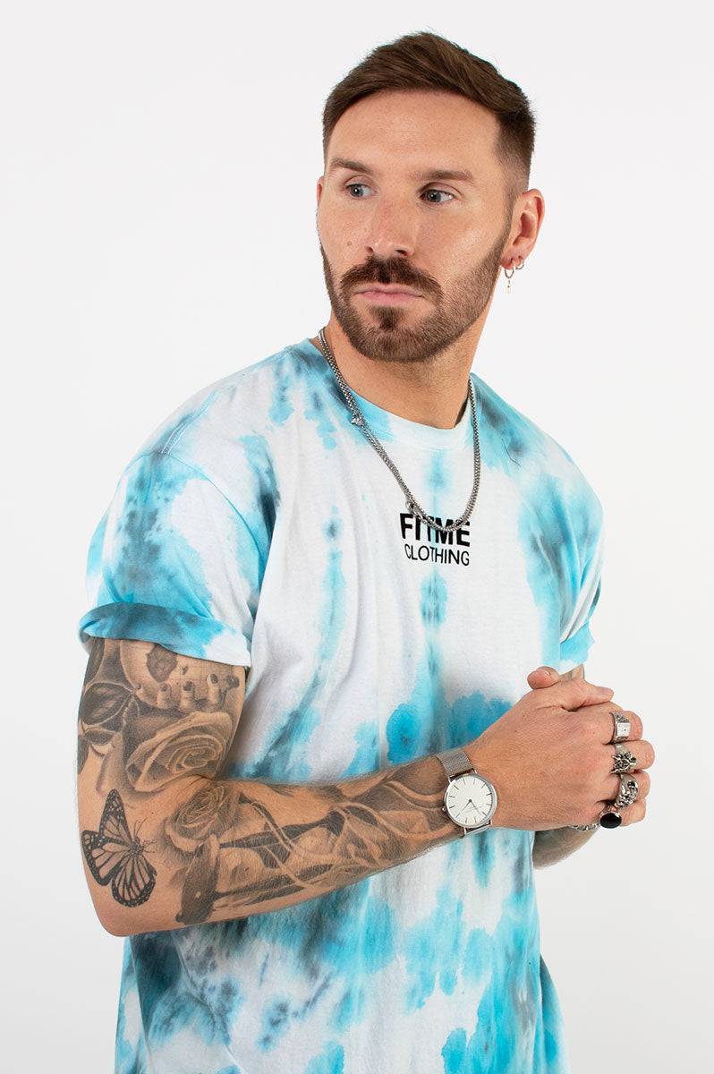 Turquoise Tie Dye T-Shirt - FitMe Clothing